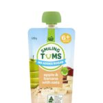 WOOLWORTHS SMILING TUMS APP&BNN W OATS PUREE 120G