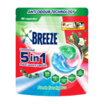 BREEZE 3IN1 LAUNDRY CAPSULE FRESH EUCALYPTUS 40S