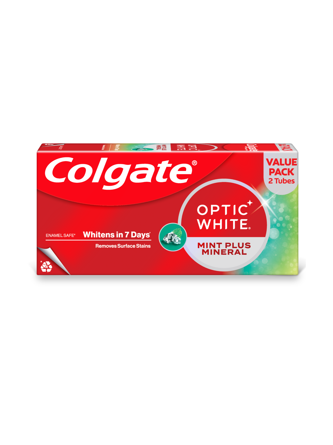 1761115648913_986 COLGATE TP OPTIC WHITE SPARKLING WHITE 2X100G - Image 1