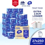 Vinda Deluxe Smooth Feel Toilet Tissue 3 Ply (27 Rolls)